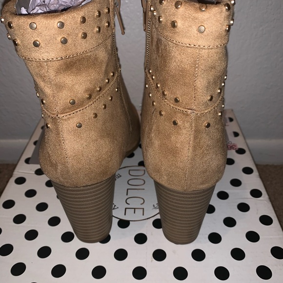 Tan wedge dolce by mojo most boots - Picture 3 of 4
